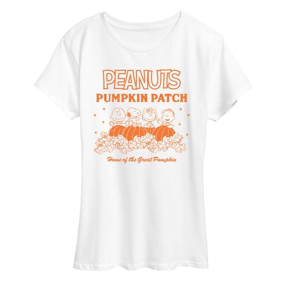 Peanuts - Pumpkin Patch - Women's Short Sleeve Graphic T-Shirt