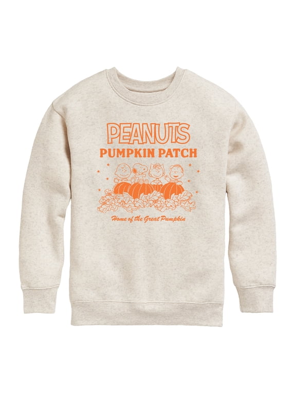 - Pumpkin Patch Boys' Graphic Long Sleeve Fleece Sweatshirt