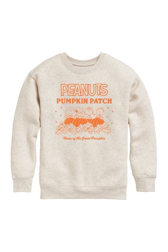 - Pumpkin Patch - Youth Boys Crew Fleece Sweatshirt