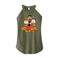 thumbnail image 1 of Peanuts - Pumpkin Trio - Juniors High Neck Tank Top, 1 of 5