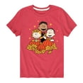 thumbnail image 1 of Peanuts - Pumpkin Trio - Toddler & Youth Short Sleeve Graphic T-Shirt, 1 of 6