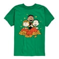 thumbnail image 1 of Peanuts - Pumpkin Trio - Toddler & Youth Short Sleeve Graphic T-Shirt, 1 of 6