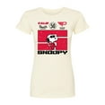 thumbnail image 1 of Peanuts - Racer Snoopy - Juniors Fitted Graphic T-Shirt, 1 of 5