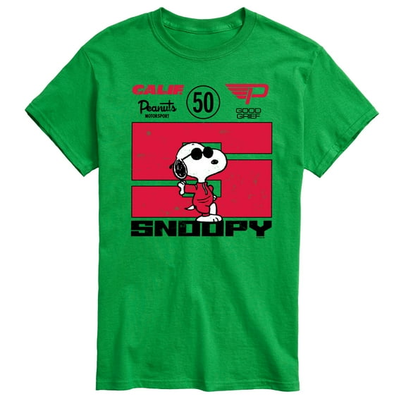 Peanuts - Racer Snoopy - Men's Short Sleeve Graphic T-Shirt