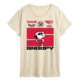 thumbnail image 1 of Peanuts - Racer Snoopy - Women's Short Sleeve Graphic T-Shirt, 1 of 5