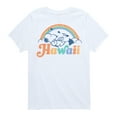 thumbnail image 1 of Peanuts - Rainbow Hawaii Snoopy -Toddler And Youth Short Sleeve Graphic T-Shirt, 1 of 6