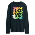 thumbnail image 1 of Peanuts - Rainbow Love Scribble - Men's Long Sleeve T-Shirt, 1 of 5
