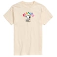 thumbnail image 1 of Peanuts - Rainbow Painting - Men's Short Sleeve Graphic T-Shirt, 1 of 5