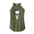 thumbnail image 1 of Peanuts - Ranger Snoopy And Butterfly - Juniors High Neck Tank Top, 1 of 5