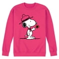 thumbnail image 1 of Peanuts - Ranger Snoopy And Butterfly - Men's Crew Neck Fleece Pullover, 1 of 4