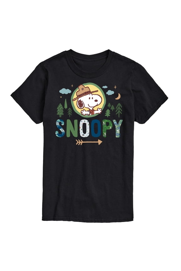 - Ranger Snoopy - Men's Short Sleeve Graphic T-Shirt