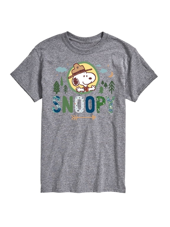 - Ranger Snoopy Men's Short Sleeve Graphic T-Shirt