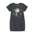 thumbnail image 1 of Peanuts - Ranger Snoopy  - Toddler And Youth Girls Fleece Dress, 1 of 4