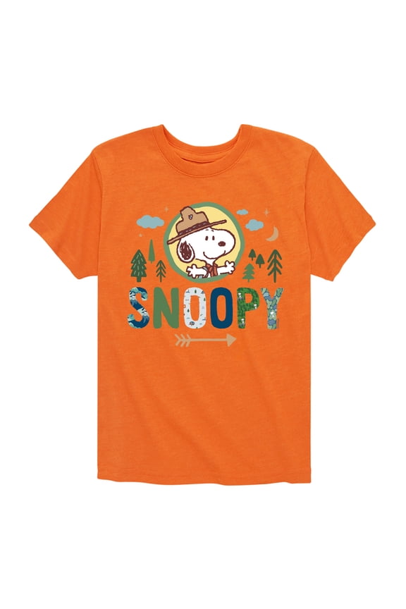 - Ranger Snoopy - Toddler And Youth Short Sleeve Graphic T-Shirt