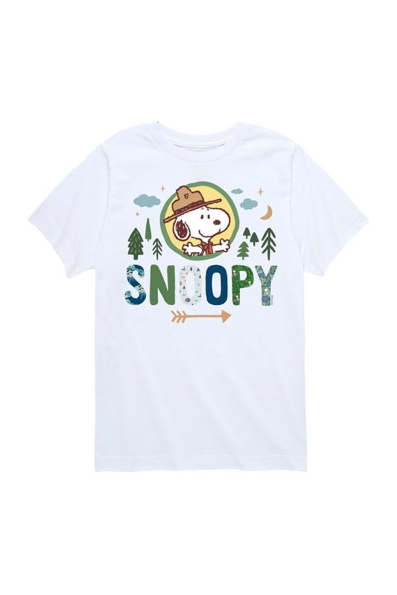 - Ranger Snoopy - Toddler And Youth Short Sleeve Graphic T-Shirt