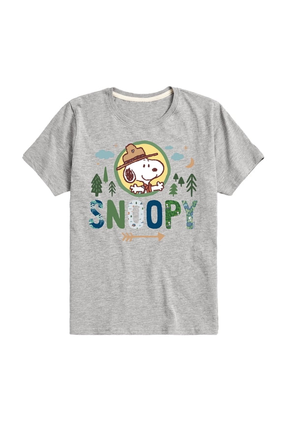 - Ranger Snoopy - Toddler And Youth Short Sleeve Graphic T-Shirt