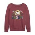 thumbnail image 1 of Peanuts - Ranger Snoopy - Women's Lightweight French Terry Long Sleeve Shirt, 1 of 5