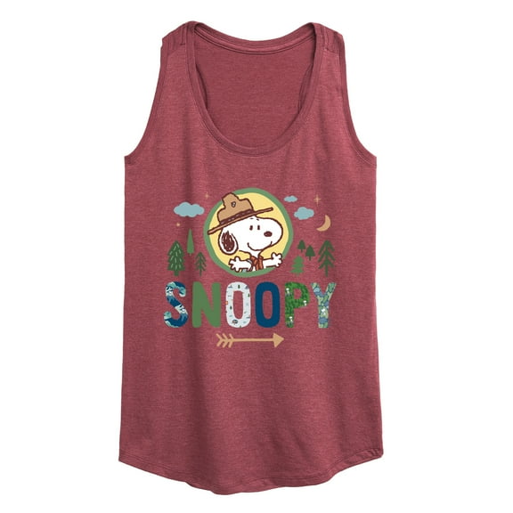 Peanuts - Ranger Snoopy - Women's Racerback Tank Top