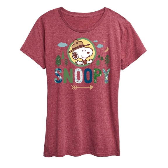 Peanuts - Ranger Snoopy - Women's Short Sleeve Graphic T-Shirt