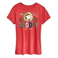 thumbnail image 1 of Peanuts - Ranger Snoopy - Women's Short Sleeve Graphic T-Shirt, 1 of 5