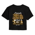 thumbnail image 1 of Peanuts - Rec And Leisure Club - Juniors Cropped Graphic T-Shirt, 1 of 5