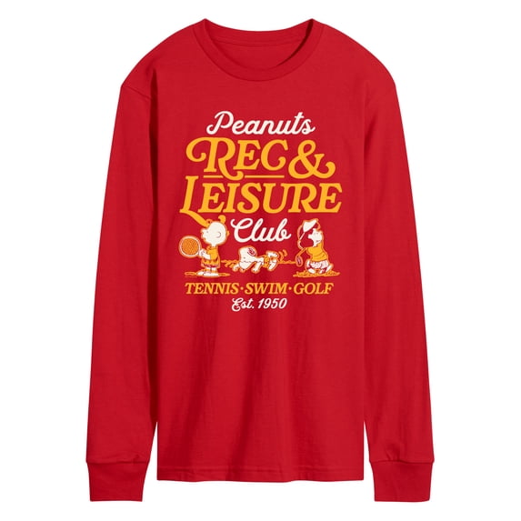 Peanuts - Rec And Leisure Club - Men's Long Sleeve Graphic T-Shirt