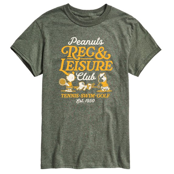 Peanuts - Rec And Leisure Club - Men's Short Sleeve Graphic T-Shirt