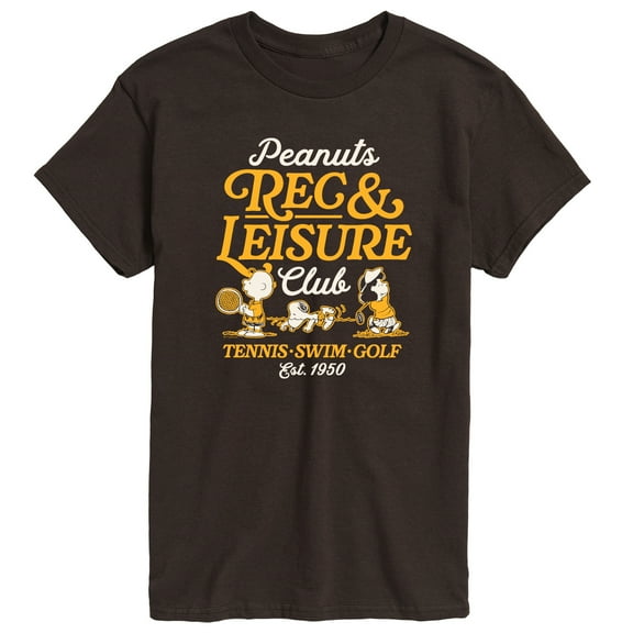 Peanuts - Rec And Leisure Club - Men's Short Sleeve Graphic T-Shirt