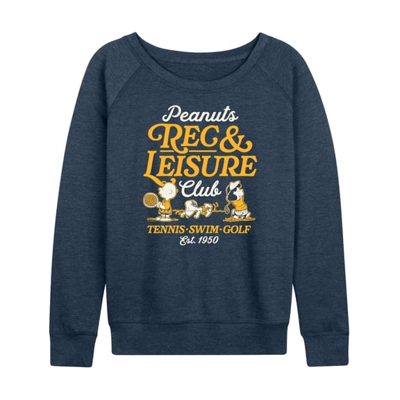 Peanuts - Rec And Leisure Club - Women's French Terry Long Sleeve Shirt