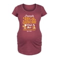 thumbnail image 1 of Peanuts - Rec And Leisure Club - Women's Maternity Scoop Neck Graphic T-Shirt, 1 of 5