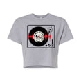 thumbnail image 1 of Peanuts - Record Player - Juniors Cropped Graphic T-Shirt, 1 of 5