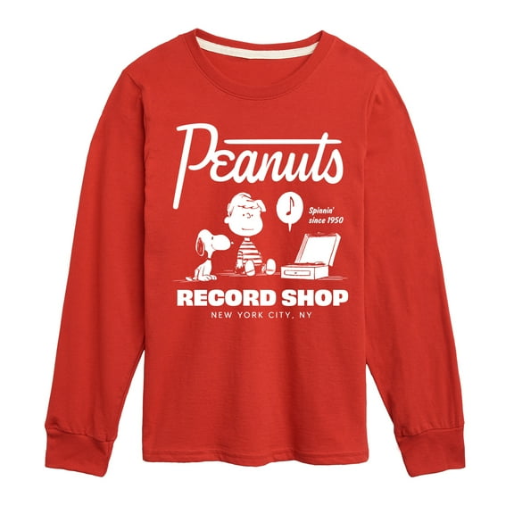 Peanuts - Record Shop - Toddler & Youth Long Sleeve Graphic T-Shirt