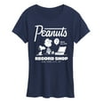 thumbnail image 1 of Peanuts - Record Shop - Women's Short Sleeve Graphic T-Shirt, 1 of 6