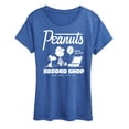 thumbnail image 1 of Peanuts - Record Shop - Women's Short Sleeve Graphic T-Shirt, 1 of 7