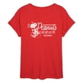 thumbnail image 1 of Peanuts - Records Dancing Snoopy - Juniors Ideal Flowy Muscle T-Shirt, 1 of 5