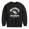 thumbnail image 1 of Peanuts - Records Snoopy Vinyl - Toddler & Youth Crewneck Fleece Sweatshirt, 1 of 6