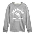 thumbnail image 1 of Peanuts - Records Snoopy Vinyl - Toddler & Youth Long Sleeve Graphic T-Shirt, 1 of 5