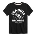 thumbnail image 1 of Peanuts - Records Snoopy Vinyl - Toddler & Youth Short Sleeve Graphic T-Shirt, 1 of 6