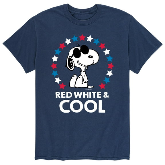 Peanuts - Red White And Cool - Men's Short Sleeve Graphic T-Shirt