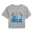 thumbnail image 1 of Peanuts - Red White and Blue Charlie Brown - Juniors Cropped Graphic T-Shirt, 1 of 5