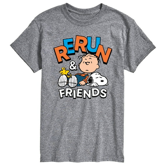 Peanuts - Rerun And Friends - Men's Short Sleeve Graphic T-Shirt