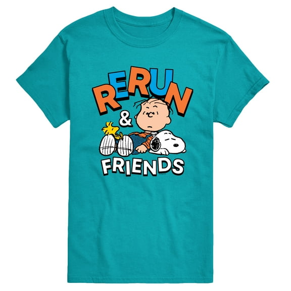 Peanuts - Rerun And Friends - Men's Short Sleeve Graphic T-Shirt