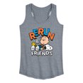thumbnail image 1 of Peanuts - Rerun And Friends -Women's Graphic Racerback Tank Top Graphic Racerback Tank, 1 of 5