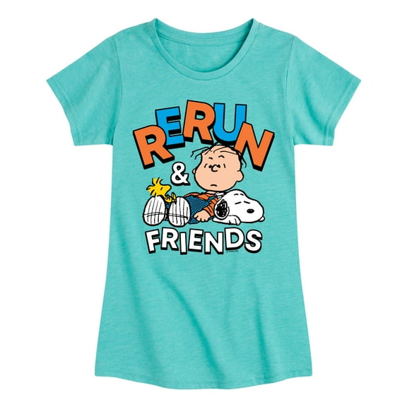 Peanuts - Rerun And Friends - Youthgirls Short Sleeve T-Shirt