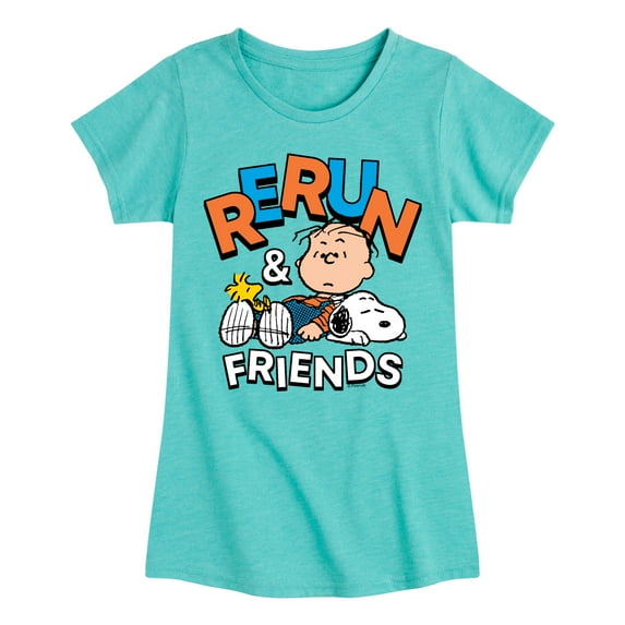 Peanuts - Rerun And Friends - Youthgirls Short Sleeve T-Shirt