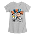 thumbnail image 1 of Peanuts - Rerun And Friends - Youthgirls Short Sleeve T-Shirt, 1 of 4