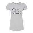 thumbnail image 1 of Peanuts - Rerun And Snoopy Bubbles - Juniors Fitted Graphic T-Shirt, 1 of 6