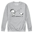 thumbnail image 1 of Peanuts - Rerun And Snoopy Bubbles - Men's Crew Neck Fleece Pullover, 1 of 6
