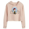 thumbnail image 1 of Peanuts - Rerun Winter - Juniors Cropped Pullover Hoodie, 1 of 6