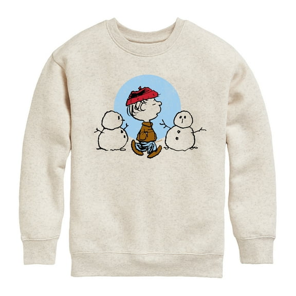 Peanuts - Rerun Winter - Toddler & Youth Crewneck Fleece Sweatshirt
